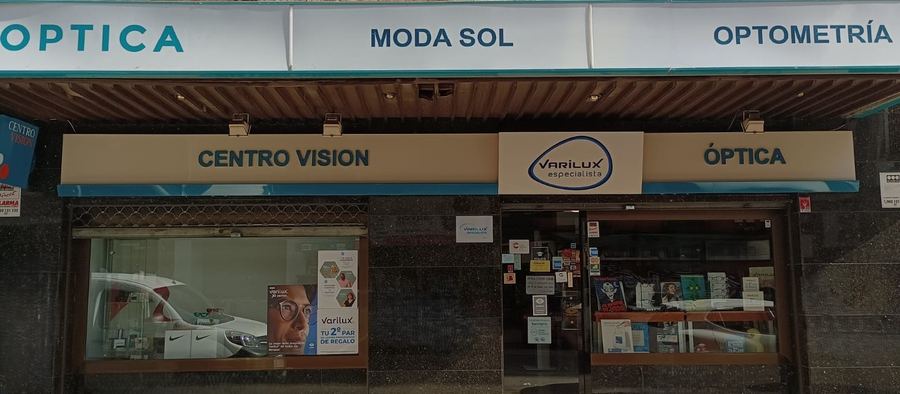 Fachada de Óptica Centro Visión